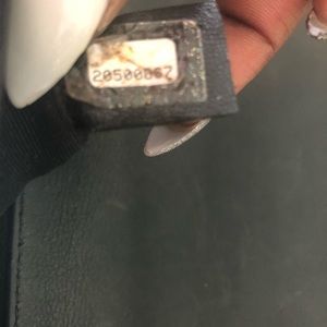 Patient leather Chanel boy bag! Authentic